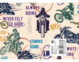 Papel Fantasia Ambar 70x100, Clássico, Riding, C40/307, 25F