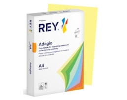 Papel Fotocopia Adagio A4 80g Amarelo Canário-49, Rs. 500Fl
