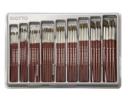 Pinceis Giotto series 400, display c/ 156 pinceis