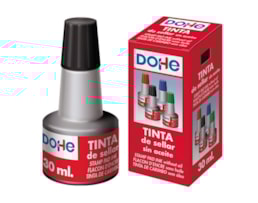 Tinta p/almofada carimbo Dohe, 30ml, Preto