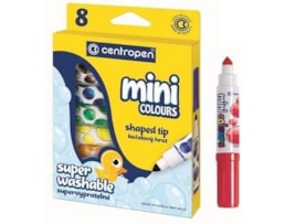 Marcador Centropen 8070 Mini, c/ 8 cores