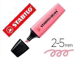 Marcador Fluorescente Stabilo Boss Pastel 70/150 Rosa past.