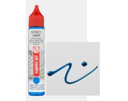 Tinta relevo Art Creation,  Effect Liner, 28ml, Turq. Pérola