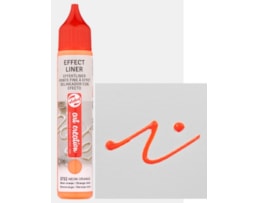 Tinta relevo Art Creation,  Effect Liner, 28ml, Laranja Neon