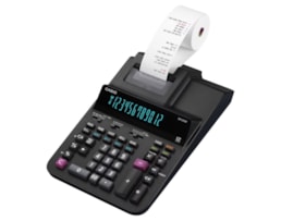 Máquina Calcular Casio DR 200R-BK, c/ rolo, 12 Digitos