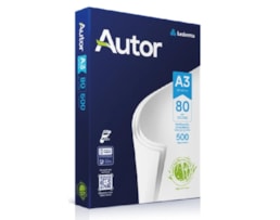 Papel Fotocopia Autor A3 80 grs Res. c/500 FLs