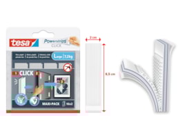 Autoc. Tesa Powerstrips Click , Refª 77722, 16X2, branco