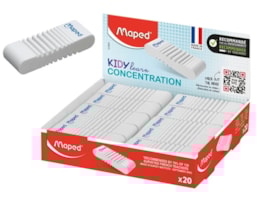 Borracha Maped Kidy Learn Concentration, branca