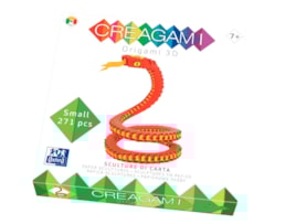 Origami Oxford Creagami, serpente pequeno, 271 peças