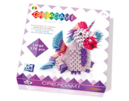 Origami Oxford Creagami, Unicórnio grande, 576 Peças