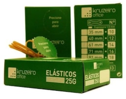 Elásticos Kruzeiro Office nº 16 (44mmx1,5), caixa c/25 grs