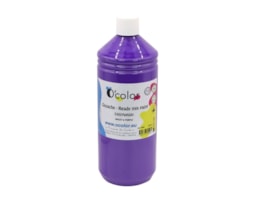 Guache liquido O´color 1000ml, lavável, Violeta -0596