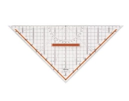 Esquadro Rotring Geométrico S0699270 32cm c/ pega