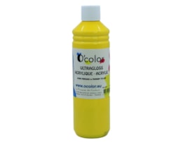 Tinta acrilica O`Color, 500ml, Amarelo primário -0217