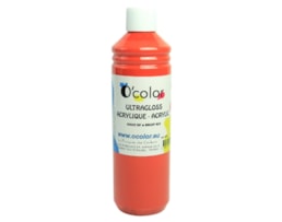 Tinta acrilica O`Color, 500ml, Vermelho vivo -0220