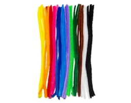 Chenille O`colori 6mmX30Cm, R2186, Bl. c/36 tiras sortidas