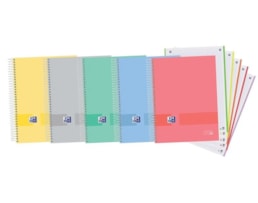 Caderno Espiral Oxford&You A4, C/D, multicolor 120f/90g Paut