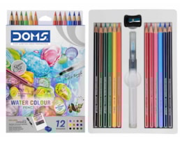 Lápis Cor Doms Aguarela  Ref.80446, 12 cores