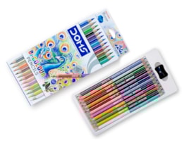 Lápis Cor Doms Bi-color Ref.80455 c/12 = 24 cores