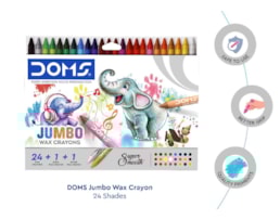 Lapis Cera Doms jumbo,  Ref. 80502, Cx. c/26 cores