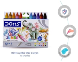 Lapis Cera Doms jumbo,  Ref. 80499, Cx. c/13 cores