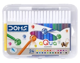 Marcador Doms, Ref 80608, aguarelável, cx. Plástica c/ 24