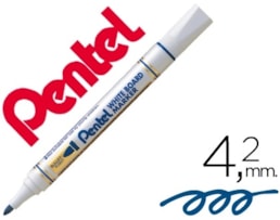 Marcador Pentel MW85 p/ Q. Bco, Azul