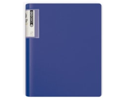 Dossier A4 PP, Foam c/4AX25mm, Lb. curva, Pastel, azul