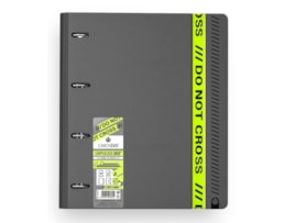 Dossier A4 360 PP Foam, 4Arg. Cross, c/el.+recarga, Charcoal