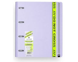 Dossier A4 360 PP Foam, 4Arg. Cross, c/el.+recarga, Mauve