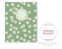 Agenda Escolar Ancor A5, B`Log Flowers-26