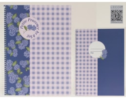 Caderno A4 Ancor Espiral , C/D, 80f.90g, B`Log Provence-26