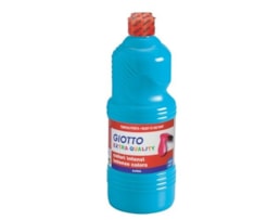 Guache Giotto Pronto, Frasco Litro Ref.5334 Azul Cyan -15