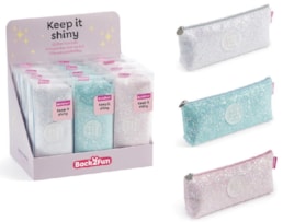 Bolsa p/ lápis, B2F, Purpurina, Exp. 12 Un