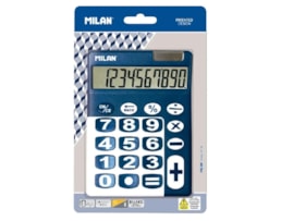 Máquina Calcular, Milan  150610BBL, 10 Dígitos, azul