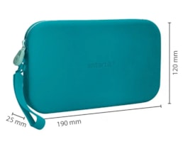 Bolsa escolar, Antartik Tropical, c/190X120X25mm, turquesa