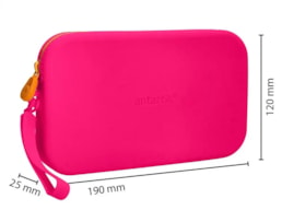 Bolsa escolar, Antartik Tropical, c/190X120X25mm, Fucsia