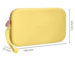 Bolsa escolar, Antartik Tropical, c/190X120X25mm, Amarelo