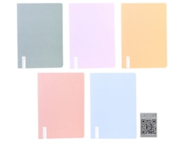 Caderno A5 Ancor, agrafado, 48Fls/90g. Emboss Dry, Paut..