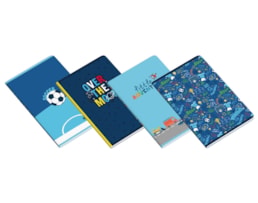 Caderno A4 Agraf. PP, Ambar, 48f./90g, Kidventure World, Pt.