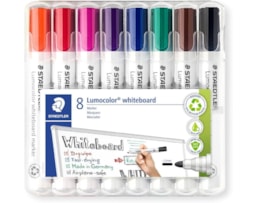 Marcador Staedtler Quadro Branco Ref.351WP8 Carteira c/8Un