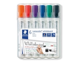 Marcador Staedtler Quadro Branco Ref.351WP6 Carteira c/6Un