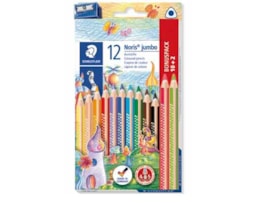 Lápis Cor Staedtler Noris Jumbo Refª 128NC12P1 c/12 cores