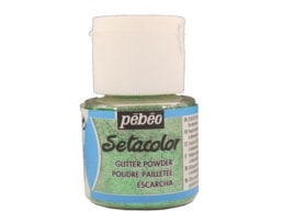 Purpurina em pó, setacolor, Ref.8391203, 10grs verde