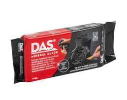 Pasta p/ moldar DAS  mineral, c/ 400g Refª 382400, preta