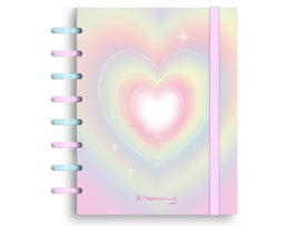 Caderno Ecosmart A5, PP, 100F/100g (60P+20Q+20L) Shiny Love