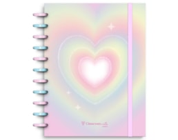 Caderno Ecosmart A4, PP, 100F/100g. (60P+20Q+20L) Shiny Love