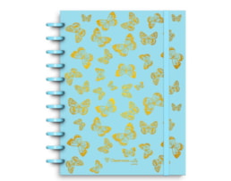 Caderno Ecosmart A4, PP, 100F/100g. (60P+20Q+20L) Goldfly