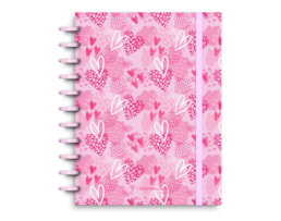 Caderno Ecosmart A4, PP, 100F/100g. (60P+20Q+20L) Lovely
