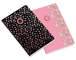 Caderno A4 Agraf. PP, Ambar, 48f./90g, Sugar&Spice, Paut